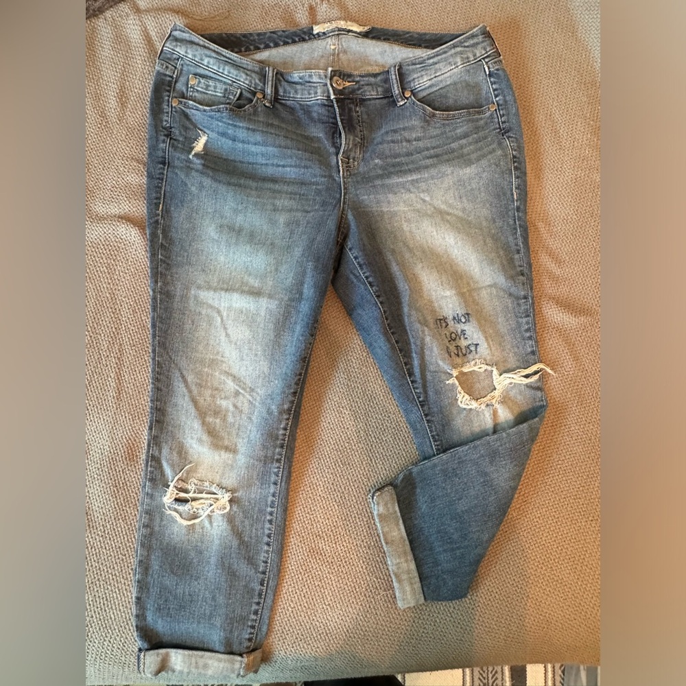 Torrid Denim Boyfriend Jean - Size 14